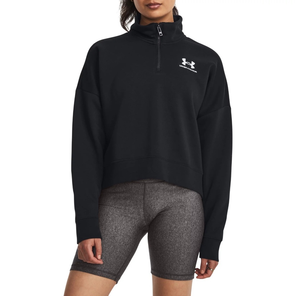 NWT Under Armour Women's Icon Fleece 1/2 Zip Pullover